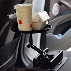 طاولة طعام سيارة قابلة للطي 360 درجة مع حامل هاتف و مشروبات